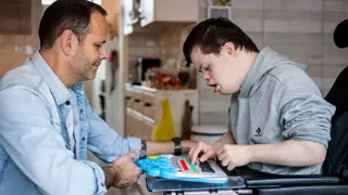 Boris met zijn zoon Dennis